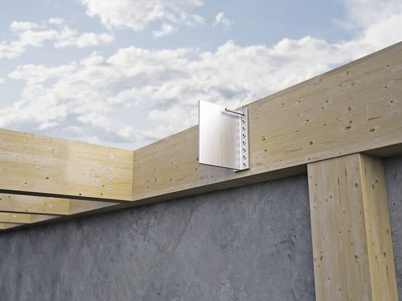 ALUMINI - CONCEALED BRACKET WITHOUT HOLES