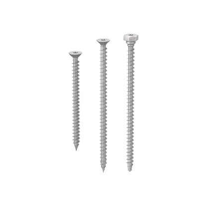 VGS EVO Fully Threaded Screw with Countersunk or Hexagonal Head