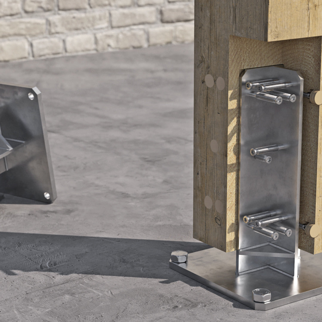 X10 Cross Shaped Post Base