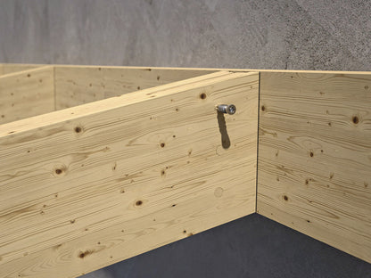 ALUMINI - CONCEALED BRACKET WITHOUT HOLES