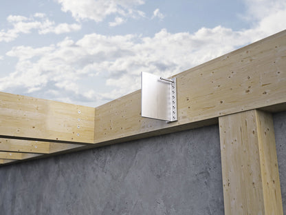 ALUMINI - CONCEALED BRACKET WITHOUT HOLES