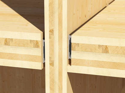 Clik/Lock T Concealed Hook Timber-to-Timber Connector